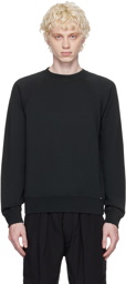 TOM FORD Black Garment-Dyed Sweatshirt