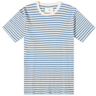 Folk Men's Classic Stripe T-Shirt in Blue