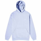 Dime Men's Classic Small Logo Hoodie in Light Indigo