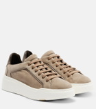 Max Mara Suede platform sneakers