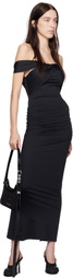 MISBHV Black Wrapped Maxi Dress
