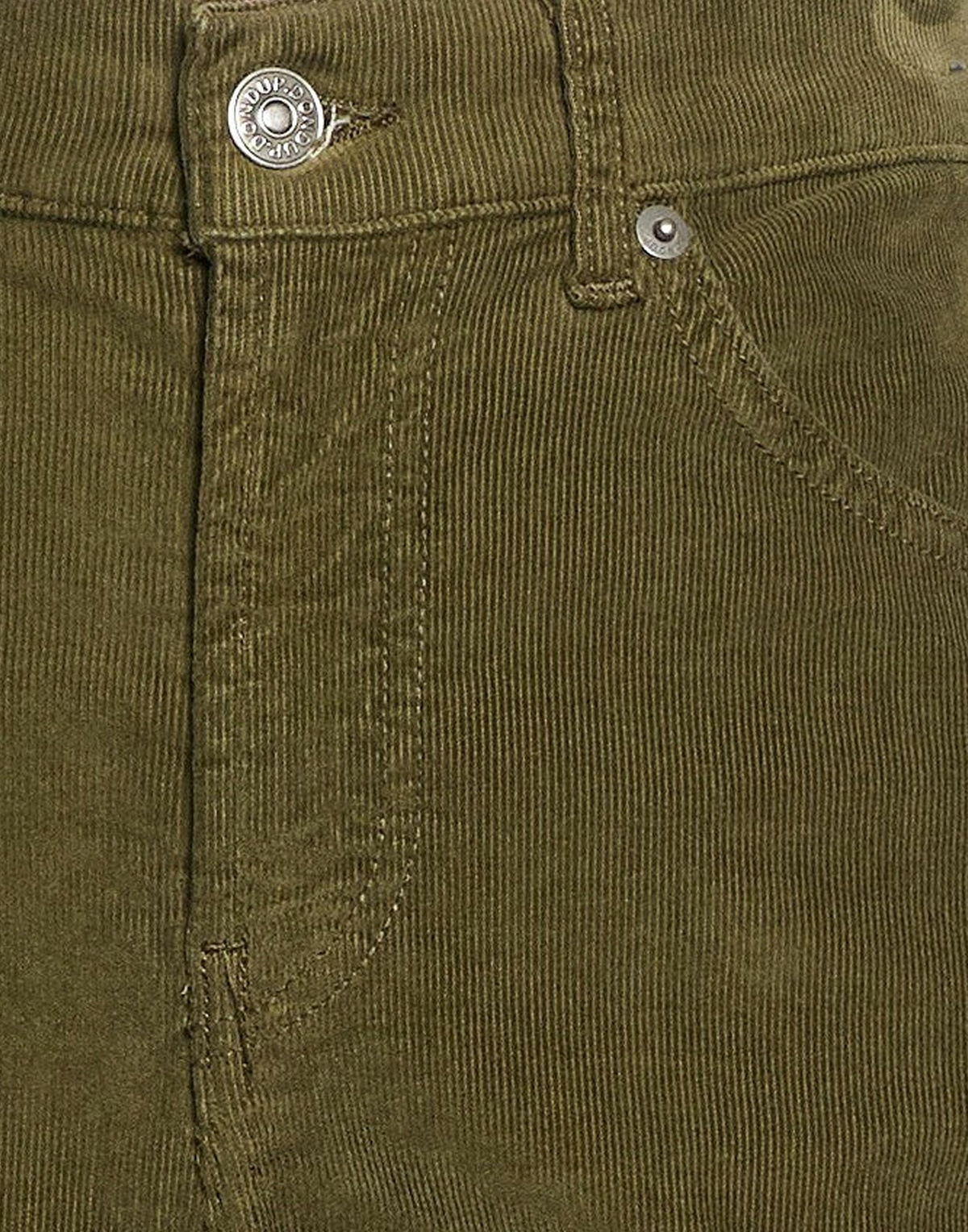 Dondup Womens Pants Military in Green