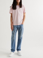 Alexander McQueen - Webbing-Trimmed Cotton-Jersey T-shirt - Pink