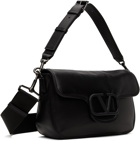 Valentino Garavani Black Nappa Leather Shoulder Bag