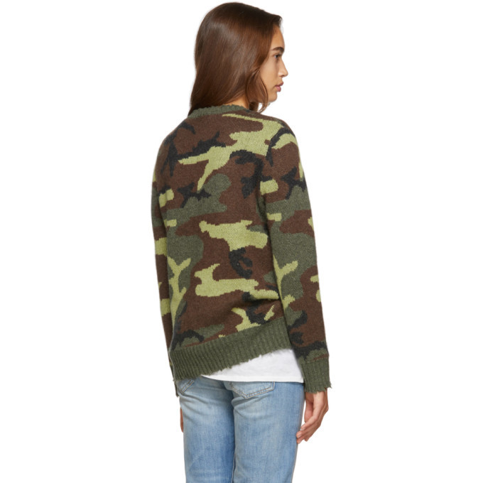 Green best sale camo sweater