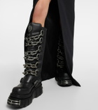 Vetements x New Rock leather platform boots
