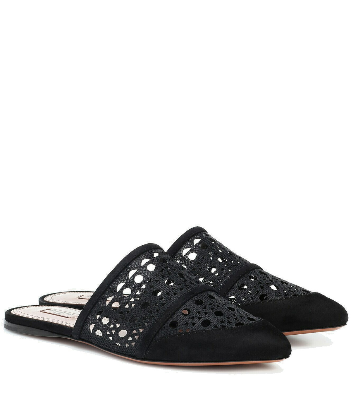 Alaia 2025 Vienne Slippers Pink Lambskin 293660