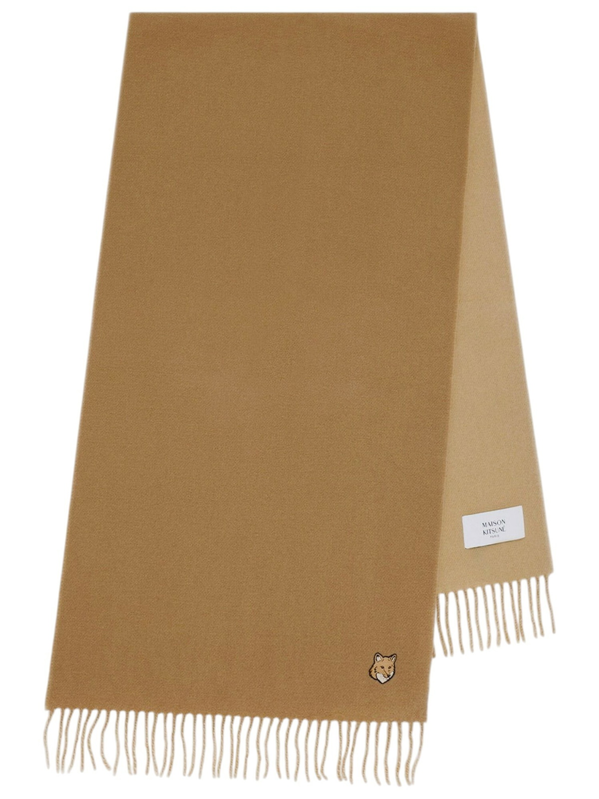 スカーフ Baby Scarf - Maison Kitsune - Wool - Brown Maison Kitsuné - Baby Alpaca Scarf | HBX - Globally Curated