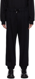 Wooyoungmi Black Drawstring Sweatpants
