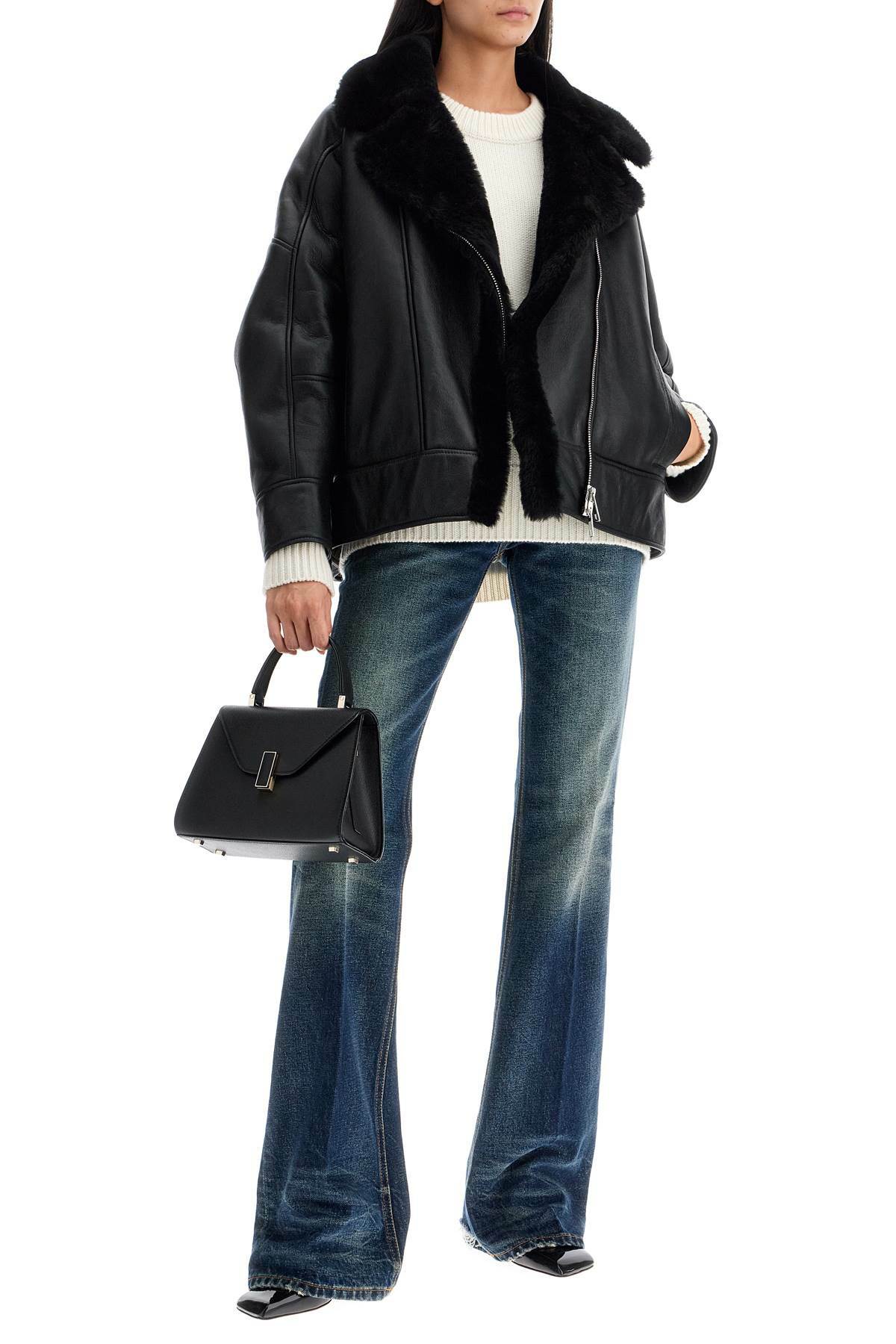 BLANCHA shearling jacket Brown