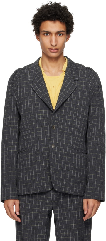 Photo: Kiko Kostadinov Gray Minna Blazer