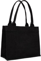 GANNI Black Denim Large Tote