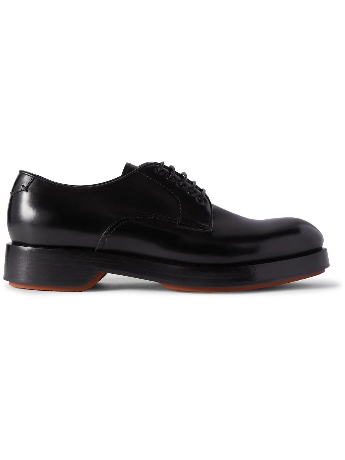 Ermenegildo Zegna - Leather Derby Shoes - Black Ermenegildo Zegna