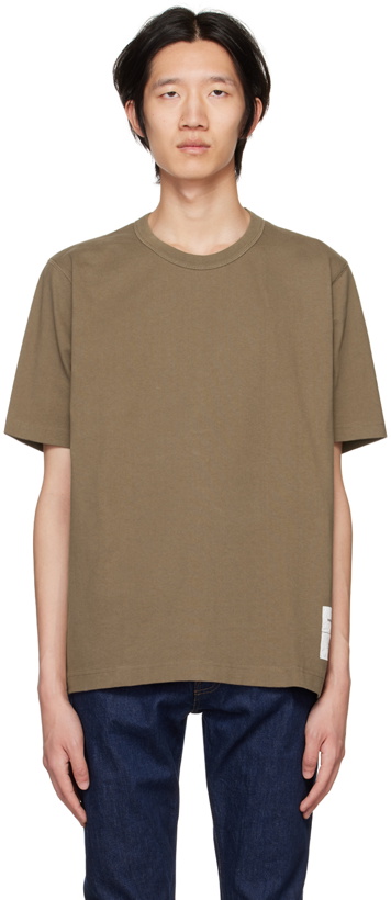 Photo: Norse Projects Taupe Tab Series Holger T-Shirt