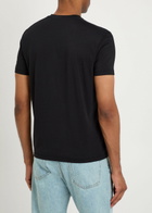 Tom Ford Logo-embroidered Jersey T-shirt Black