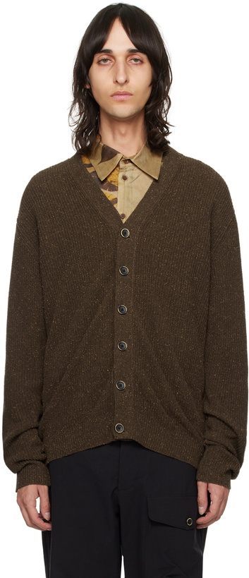 Photo: UMA WANG Brown Buttoned Cardigan