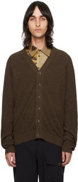 UMA WANG Brown Buttoned Cardigan