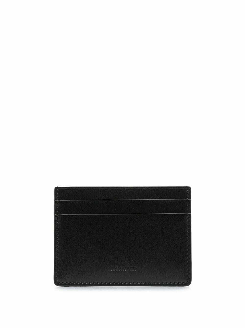 JIL SANDER - Logo Leather Credit Card Case Jil Sander