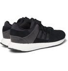 adidas Originals - EQT Support Ultra Nubuck, Leather and Mesh Sneakers - Men - Black