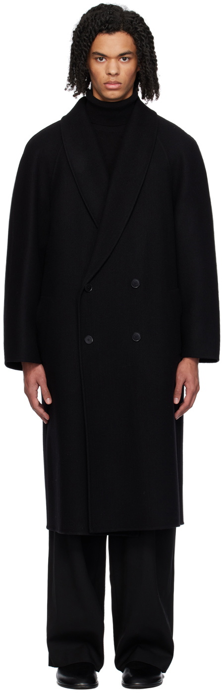 THE ROW Anders Double-Breasted Wool Coat for Men