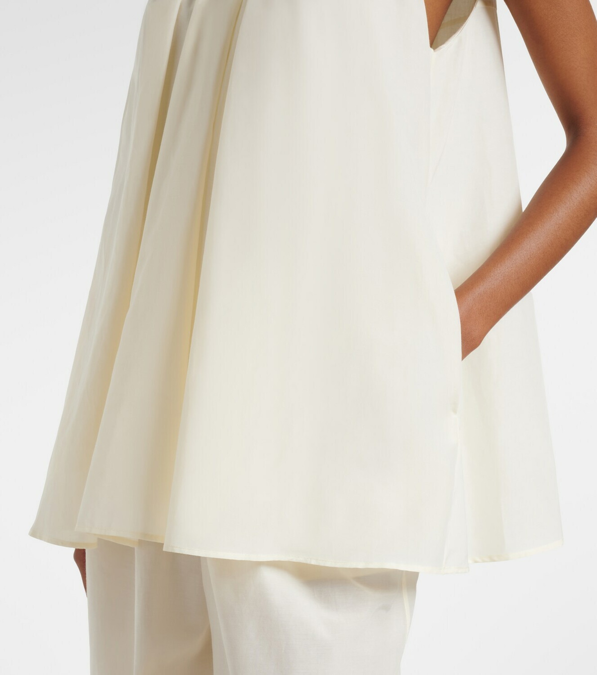 Loulou de Saison Liao cotton and silk top