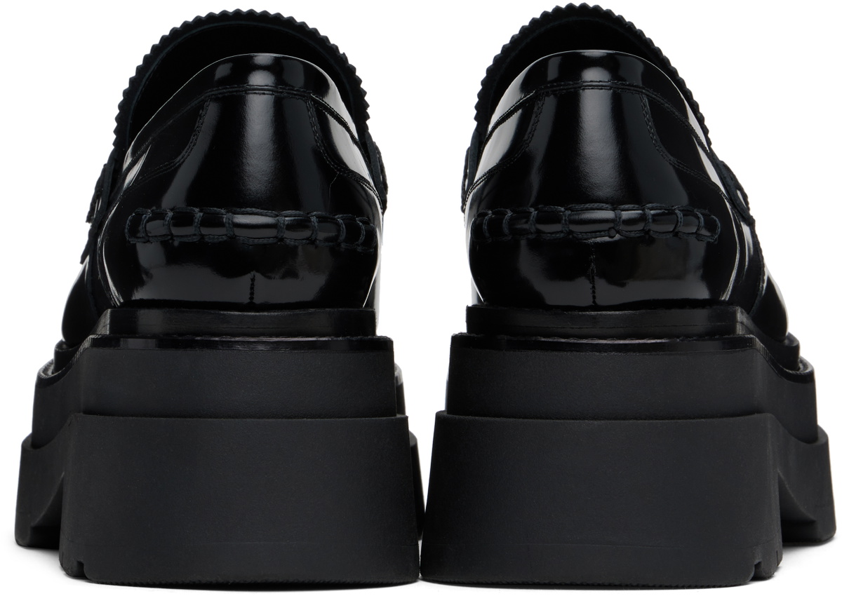 Alexander Wang Black Carter Platform Loafers