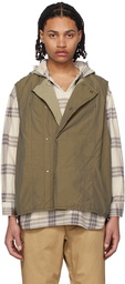 Pilgrim Surf + Supply Khaki Raff Reversible Vest