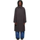 Studio Nicholson Brown Crowe Trench Coat
