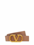 VALENTINO GARAVANI - 4cm Vlogo Reversible Leather Belt