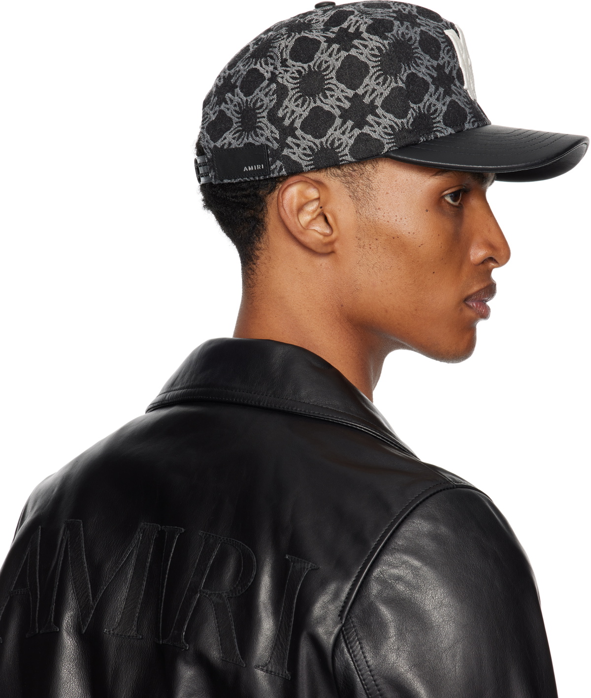 AMIRI Black MA Quad Denim Cap Amiri