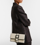 Manolo Blahnik Maycap raffia-effect clutch