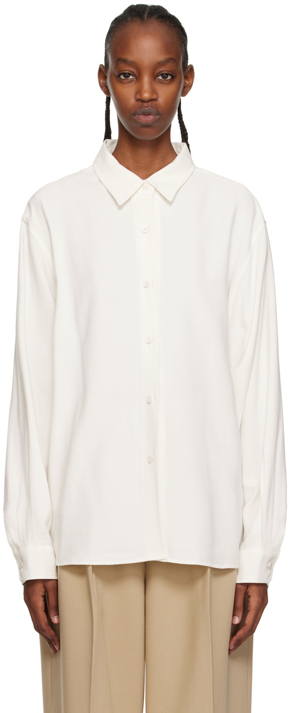 The Frankie Shop Off-White Lotta Shirt The Frankie Shop