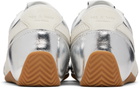 rag & bone Silver Ultra Slim Retro Runner Sneakers