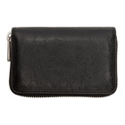 Gucci Black Interlocking G Zip Around Wallet