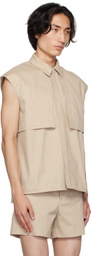 K.NGSLEY Beige Nesli Shirt