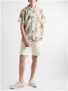 Go Barefoot - Convertible-Collar Printed Cotton-Blend Shirt - Neutrals