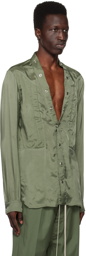 Rick Owens Green Fogpocket Larry Shirt