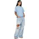 Balenciaga Blue Baggy Jeans