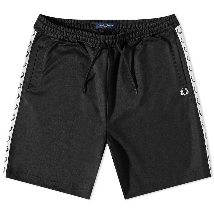 Photo: Fred Perry Men's Taped Tricot Short in Black