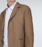 Lardini - Single-breasted cashmere and silk blazer