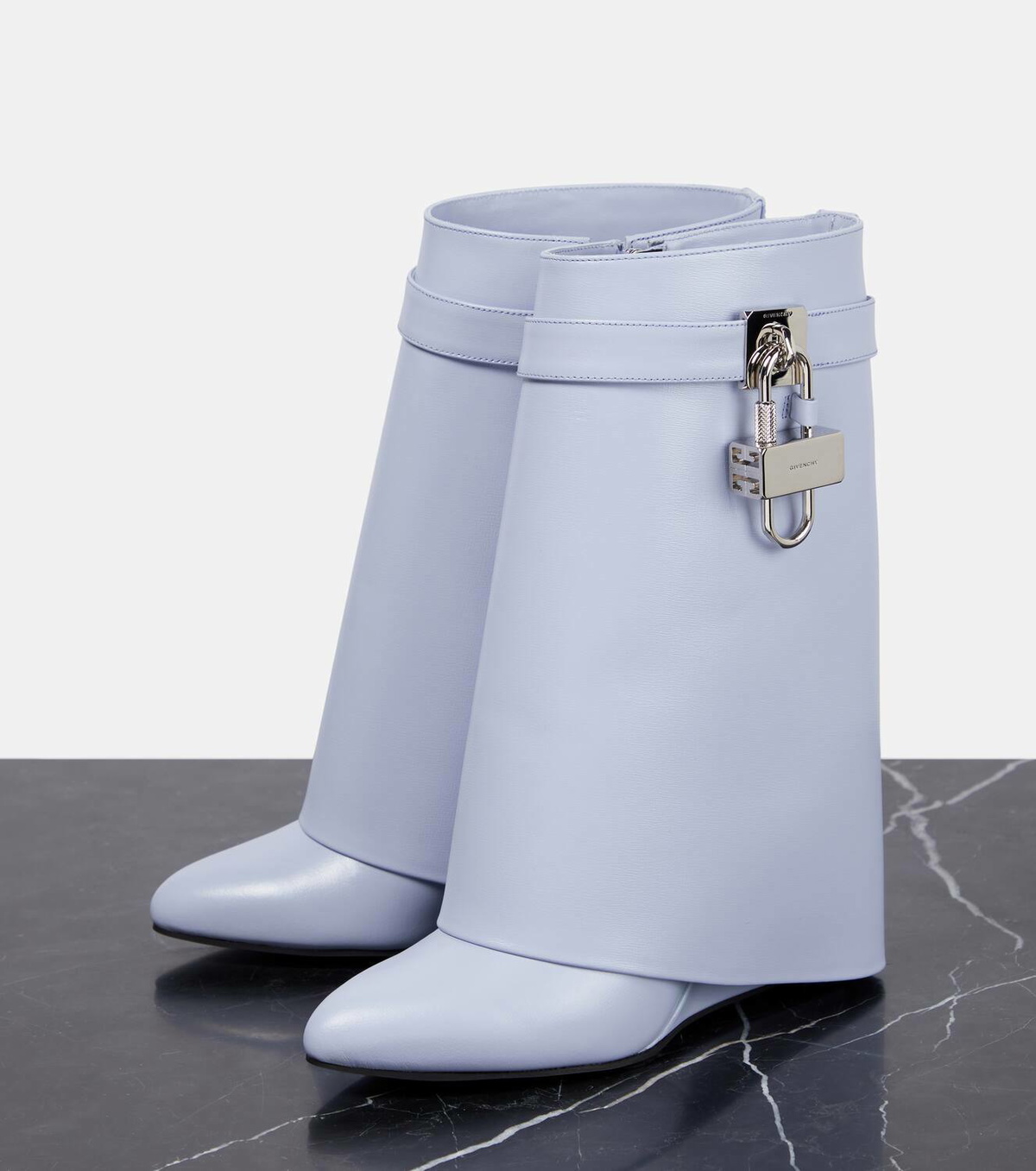 shark lock ankle boots