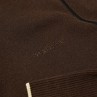 Adidas Men's x Wales Bonner Knit Top in Dark Brown