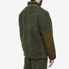 Stan Ray Men's High Pile Fleece Jacket in Olive