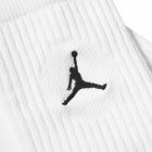 Air Jordan Men's Everyday Cushion Crew Sock - 3 Pack in White/Black
