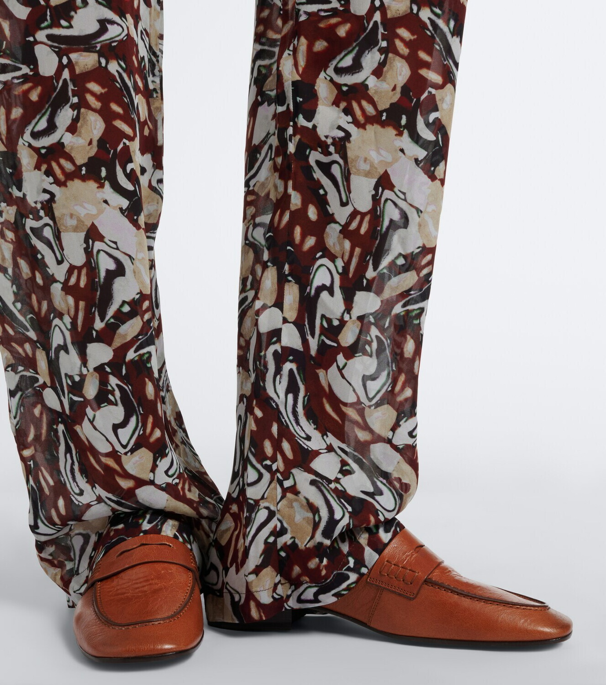 Dries Van Noten Leather penny loafers