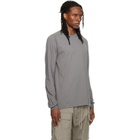 Rick Owens Gray Tower Short Crewneck LS T-shirt