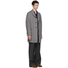 Thom Browne Grey Unstructured Classic Chesterfield Coat