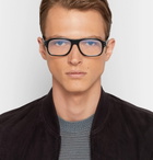 Kingsman - Cutler and Gross Rectangle-Frame Acetate Optical Glasses - Black
