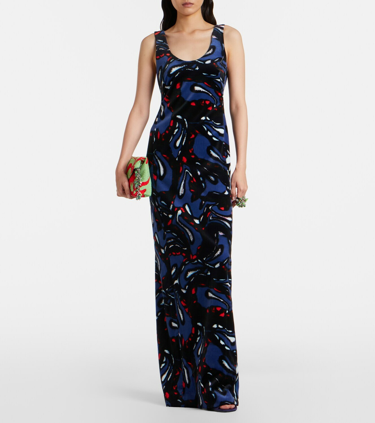 Dries Van Noten Debant printed cotton-blend maxi dress