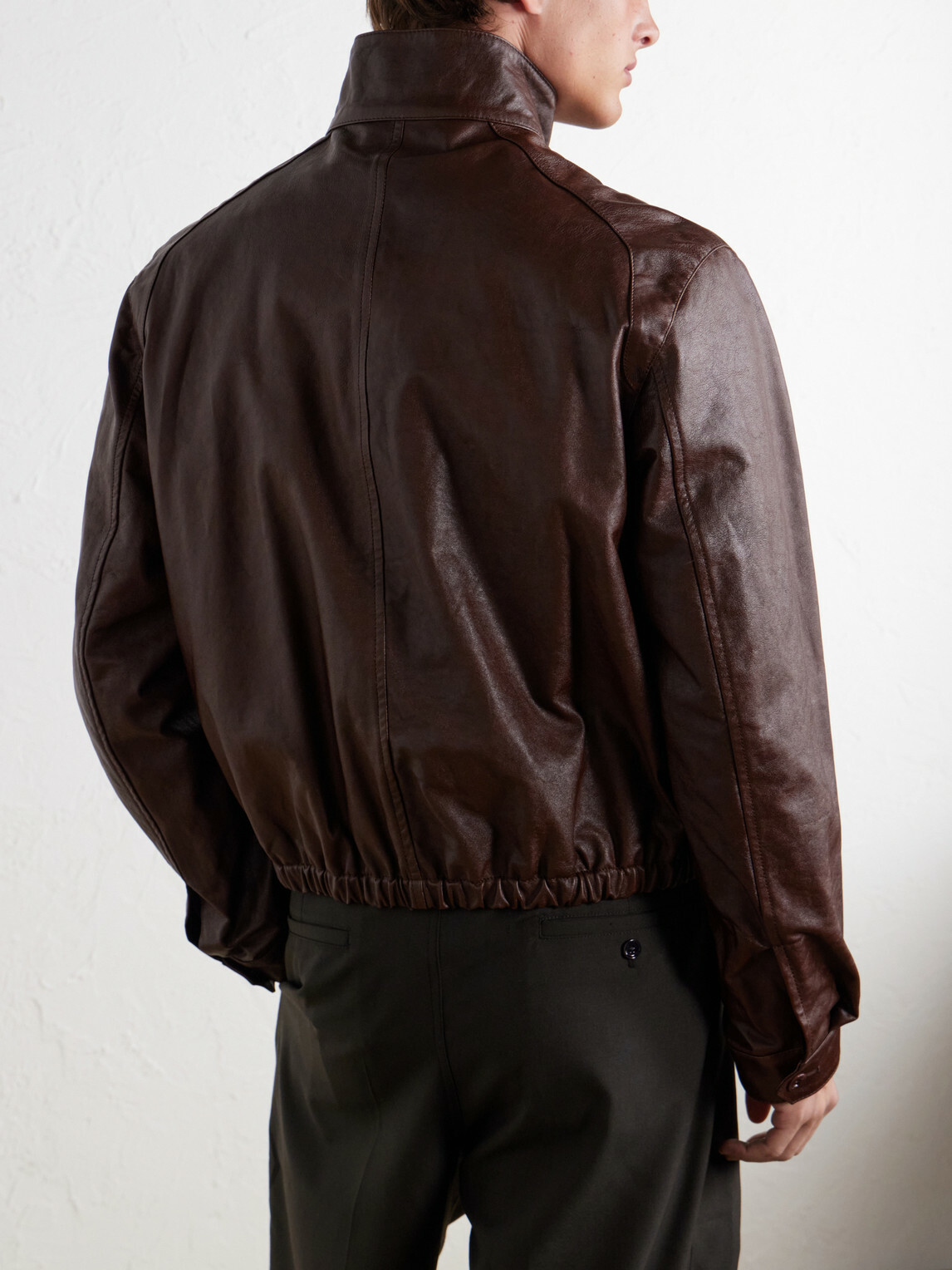 LEMAIRE - Leather Jacket - Red